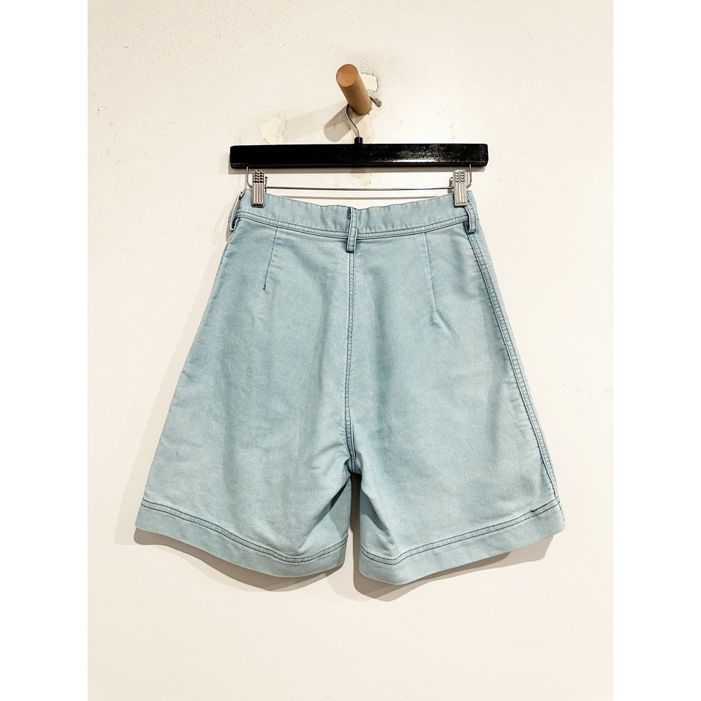Caron Callahan Cotton Japanese Twill Stewart Short in Light Blue Size 2 - Picture 4 of 11